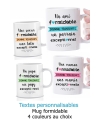 Mug "Formidable" personnalisable