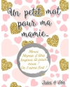 carte maman. mot pour maman.