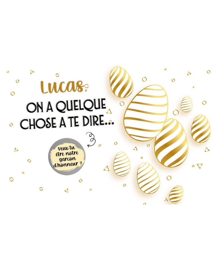 Carte a gratter spécial Pâques