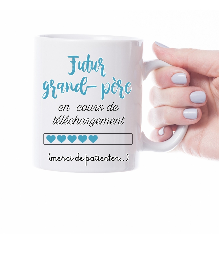 Mug futur grand père personnalisable