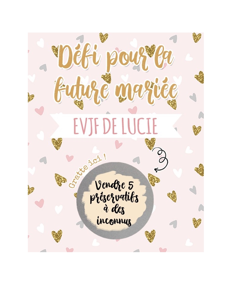 animation EVJF. enterrement de vie de jeune fille jeu. défi EVJF. animation EVJF