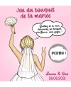 bouquet de la mariée. jeu mariage. animation mariage