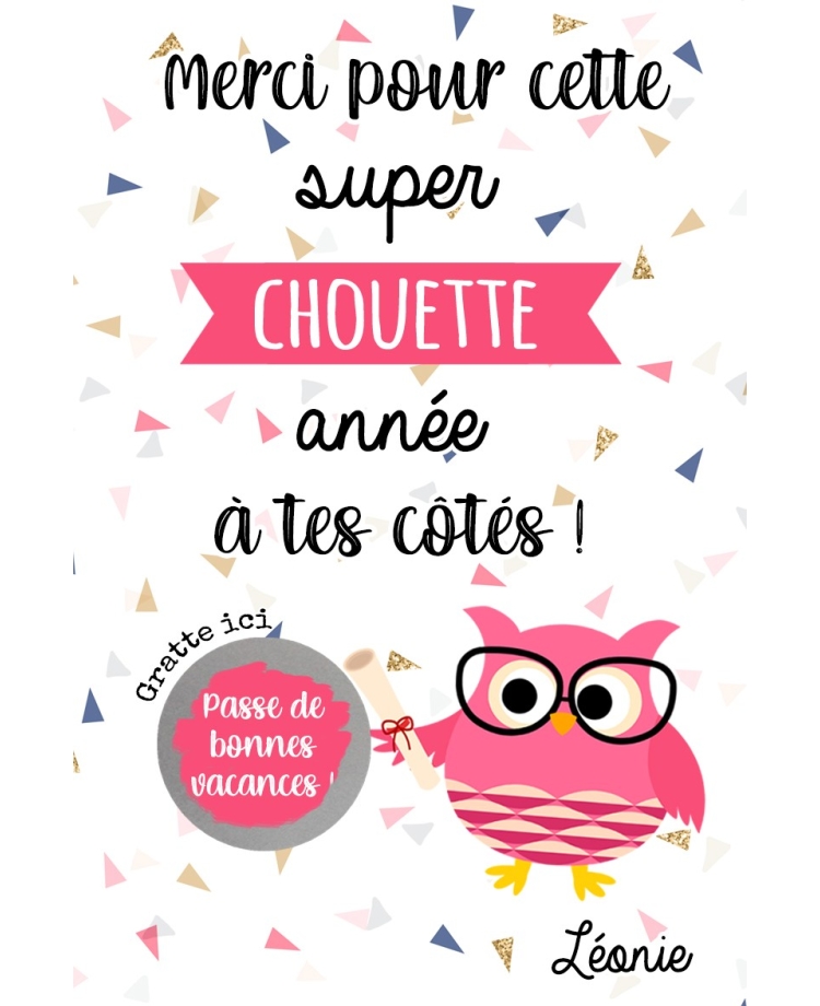 merci maitresse. carte maitresse. cadeau maitresse