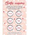 carte jeu couple. défis coquins. jeu sexy couple. couple sexe. carte saint valentin