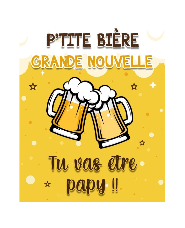 etiquette biere. etiquette annonce originale. annonce grossesse originale. biére original