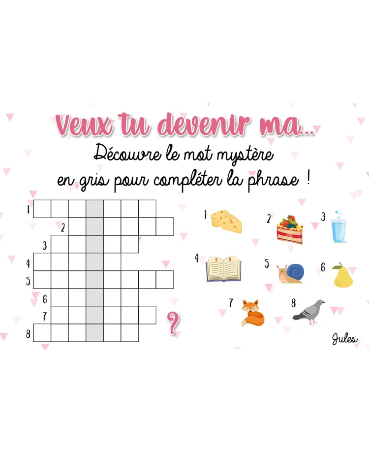 demande marraine. demande marraine originale. cadeau marraine