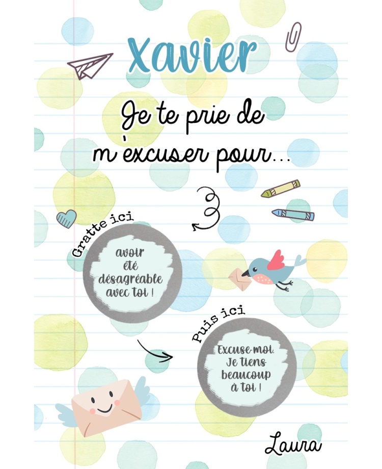 carte demander pardon. carte excuse. carte je m'excuse. Excuse amoureux. excuse couple