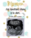annonce grossesse. carte gratter grossesse. carte échographie. annonce grossesse originale