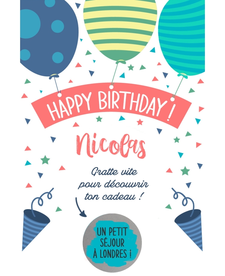 carte anniversaire. carte joyeux anniversaire