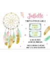 invitation anniversaire. carte invitation gratter. invitation original. invitation feavane. invitation anniversaire attrape reve