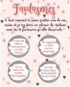 carte fantasme. carte jeu couple. jeu coquin. jeu couple sexy. carte saint valentin