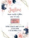 Carte d'invitation anniversaire. carte gratter fête. carte gratter anniversaire. invitation originale. invitation anniversaire.