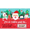 carte gratter noel, carte annonce nouvelle noel, carte cadeau noel, carte personnalisé noel, carte gratter personnalisé noel