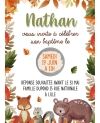 carte gratter bapteme. invitation bapteme automne. invitation bapteme originale. invitation gratter