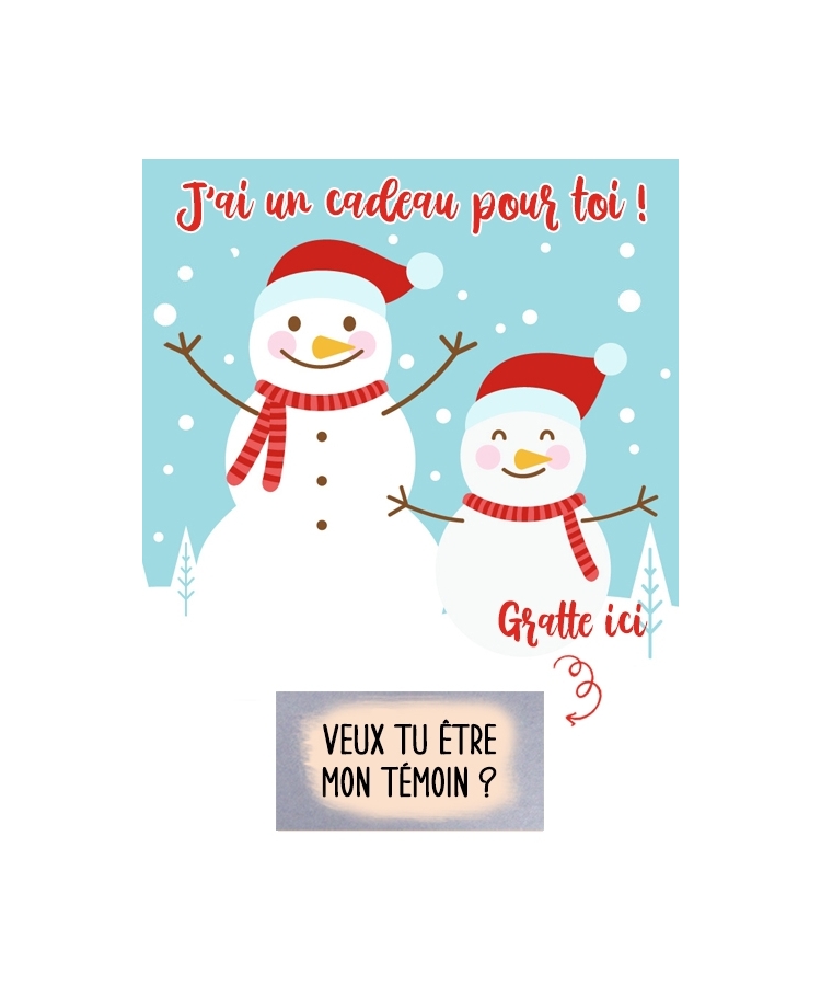 carte personnalisé noel. carte gratter noel. carte cadeau noel. carte annonce originale noel. carte demande originale noel
