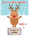 carte personnalisé noel. carte gratter noel. carte cadeau noel. carte annonce originale noel. carte demande originale noel