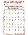 Mots mêlés mystères "amour. demande pacs. demande mariage. demande pacs originale