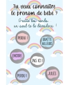 annonce grossesse originale. annonce prénom. prénom bébé. carte prénom bébé