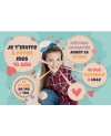 carte gratter anniversaire fille. invitation baptême. invitation anniversaire. invitation gratter originale. carte anniversaire.