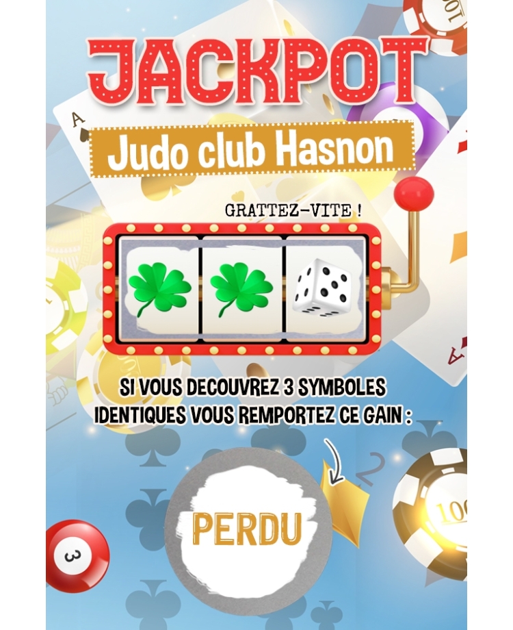 Tickets gratter Jackpot. tickets tombola. tickets entreprise. tickets jeu entreprise. tickets gratter école