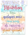 puzzle surprise. puzzle arc ciel. puzzle maitresse. puzzle cadeau. cadeau original. cadeau anniversaire.