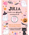 carte anniversaire halloween. carte fête halloween. carte gratter halloween. carte halloween fille