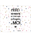 Etiquette autocollante tablette de chocolat. cadeau nounou. chocolat nounou. chocolat maîtresse.
