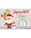 Carte à gratter Joyeux Noël. carte Joyeux Noël. carte cadeau Joyeux Noël. carte surprise noël