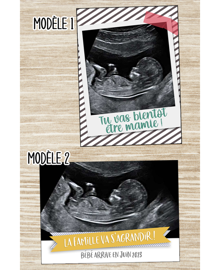 annonce grossesse. magnet grossesse. magnet photo échographie. annonce grossesse originale magnet