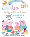 carte invitation. carte anniversaire enfant. carte Peppa pig. anniversaire Peppa pig, carte invitation gratter.