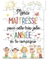 Puzzle Merci maîtresse, maître, ATSEM, nounou etc