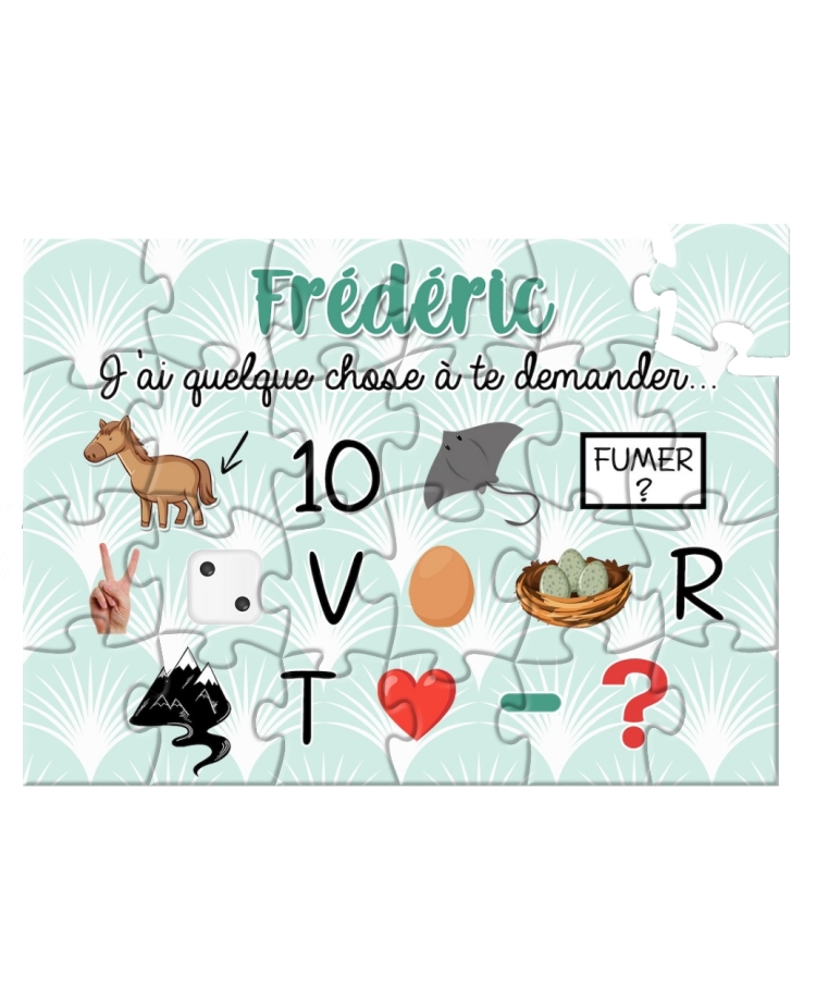 puzzle rébus. puzzle rébus demande témoin. puzzle demande témoin. demande témoin homme. demande témoin originale