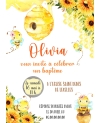 carte invitation. carte anniversaire enfant. carte Abeille. anniversaire Abeille, carte invitation gratter.