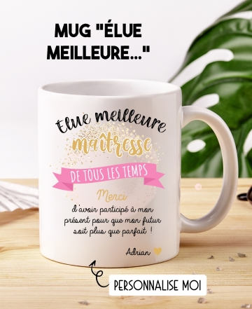 mug cadeau. cadeau maitresse. mug marraine. mug ATSEM. cadeau original mug. cadeau original marraine