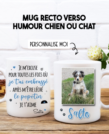 mug chien. mug chat. mug photo animal. mug photo chien. mug photo chat. mug personnalisé animaux