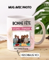 Mug bonne fête mamie/maman avec photo - personnalisable