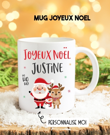 mug joyeux noel. cadeau noël mug. cadeau noël. surprise mug noël.