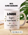 Mug marraine. Cadeau marraine. Demande marraine