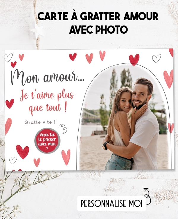 carte saint valentin. cadeau amoureux. carte je t'aime. cadeau saint valentin. demande pacs. demande mariage