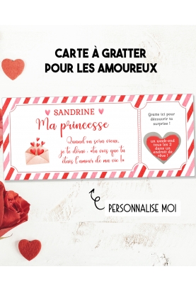 cadeau saint valentin. carte gratter amour. carte déclaration amour. demande mariage. demande pacs originale.