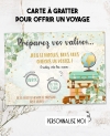 carte voyage. carte voyage surprise. carte gratter voyage. carte valises voyage. carte gratter cadeau vacances. carte vacances