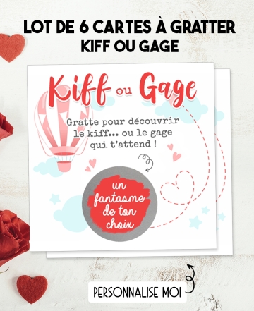 Kiff ou gage couple. Carte jeu couple. Bon pour couple. Jeu sexy couple. Couple coquin. carte saint valentin. pimenter couple