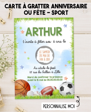 invitation sport. invitation foot. anniversaire foot. invitation anniversaire enfant. carte invitation enfant. carte enfant.
