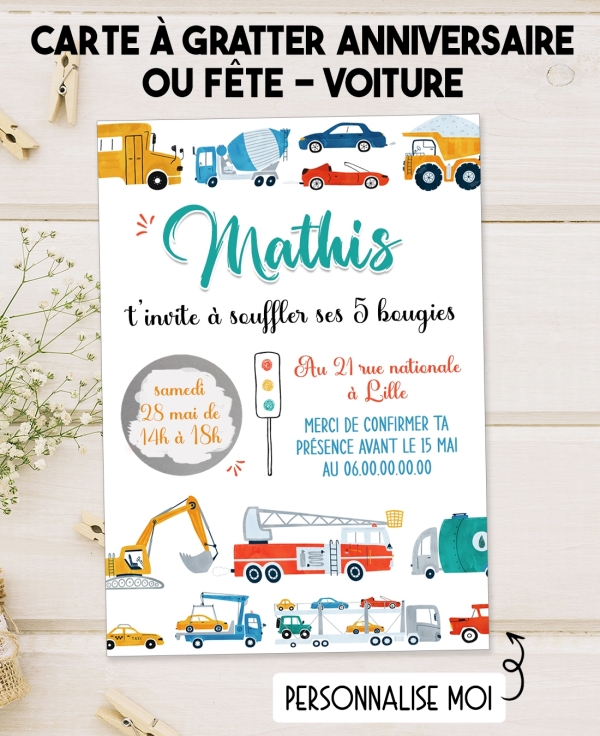 invitation anniversaire enfant. carte invitation enfant. carte enfant. invitation original. invitation enfant voiture