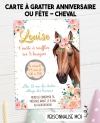 invitation bapteme cheval. invitation bapteme originale. invitation gratter. anniversaire gratter. carte anniversaire cheval