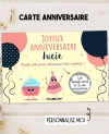 carte joyeux anniversaire. carte cadeau. anniversaire carte. cadeau original. carte gratter anniversaire