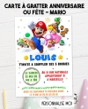 invitation super mario. anniversaire carte. invitation anniversaire enfant. carte invitation enfant. carte enfant super mario.