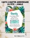 Carte invitation anniversaire à gratter adulte. carte invitation. invitation mariage. invitation gratter anniversaire