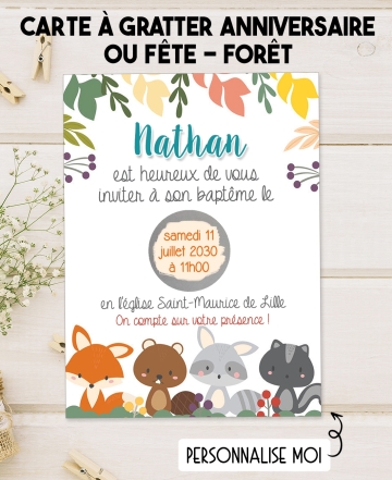 carte bapteme. invitation anniversaire. carte invitation gratter. invitation original. invitation bapteme. invitation anniversai