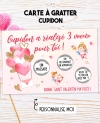 carte gratter cupidon. carte saint valentin. carte cupidon amour. carte amour demande pacs. Carte déclaration amour. cadeau sain